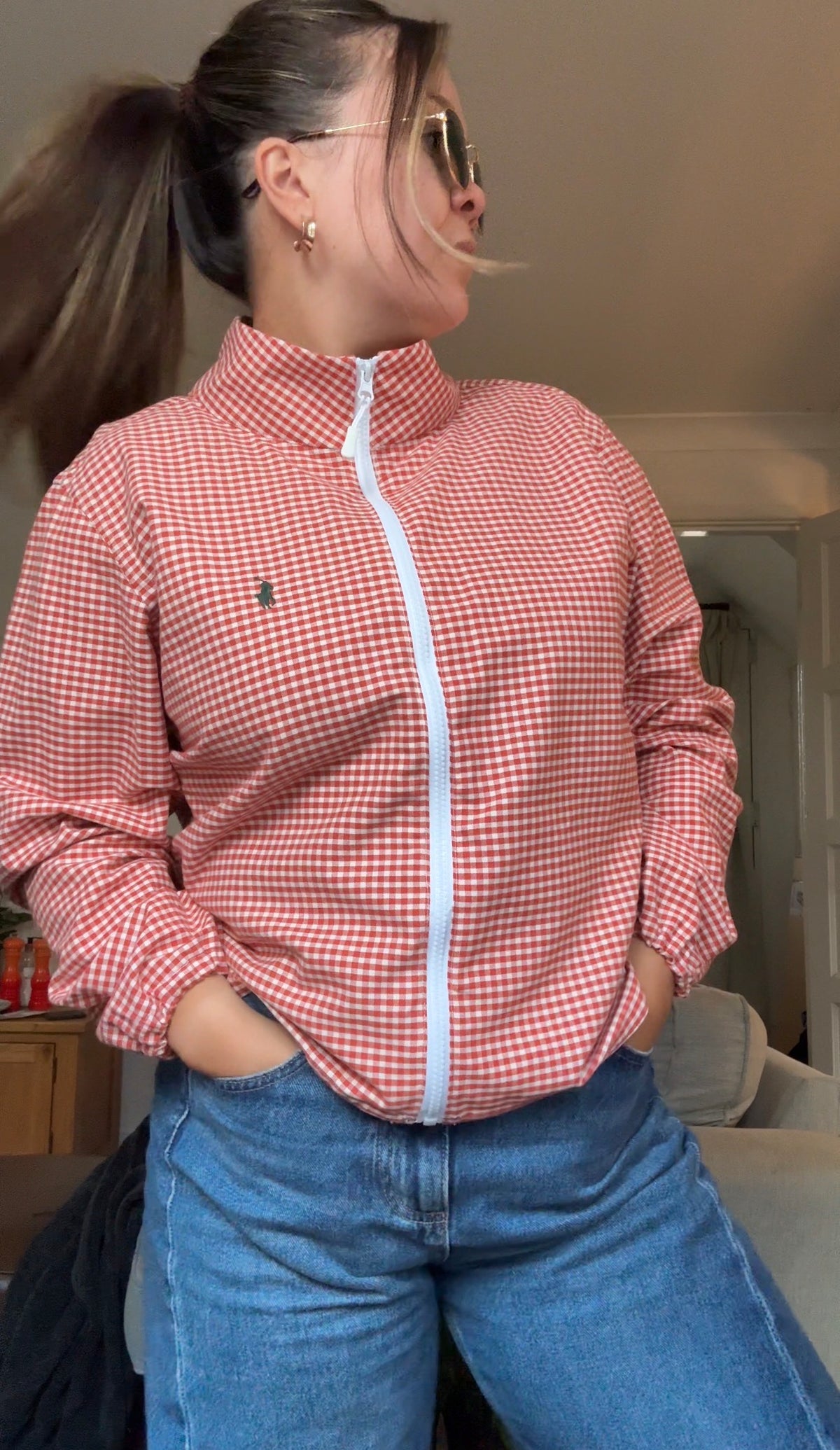 Re/threaded Ralphie Funnel Neck Jacket